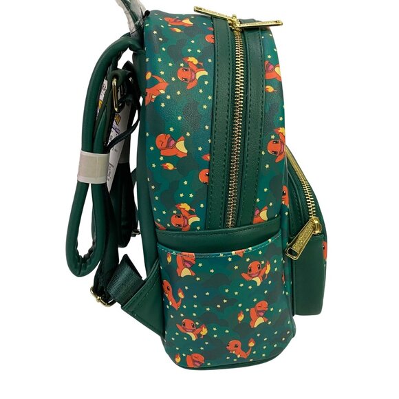 Loungefly Pokemon Charmander Mini Backpack BAM Exclusive Bag Clouds Stars - Picture 6 of 11